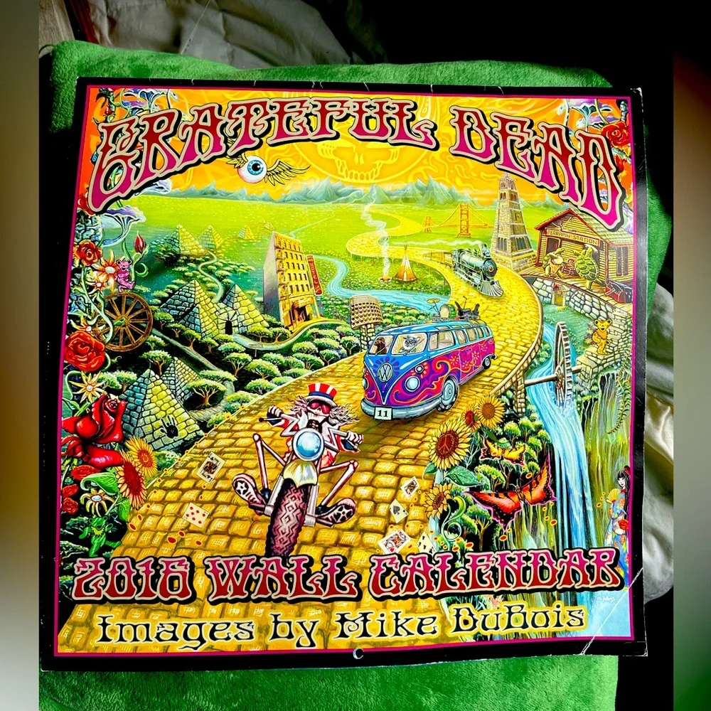 Grateful Dead 2018 Mike DuBois Art Calendar
